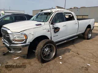 2021 Ram 2500 Big Horn with VIN 3C6UR5JL8MG542615, listed as a Copart auction lot 65814384 with 93,671 mi miles and Non Repairable. Bid and sale history available at carsss.com. Image 1.