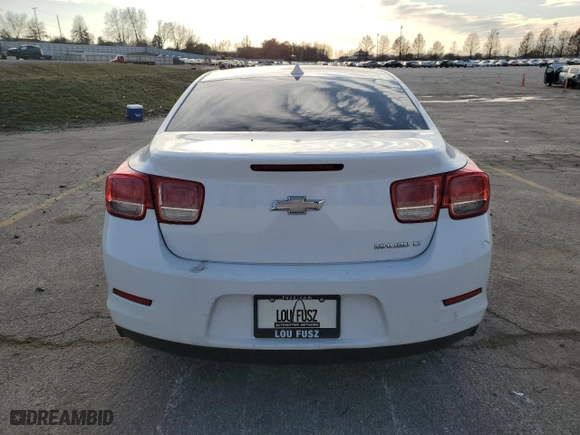2014 Chevrolet Malibu LT with VIN 1G11C5SL4EF191564, listed as a Copart auction lot 85958414 with 0 mi miles and Salvage Title. Bid and sale history available at carsss.com. Image 6.