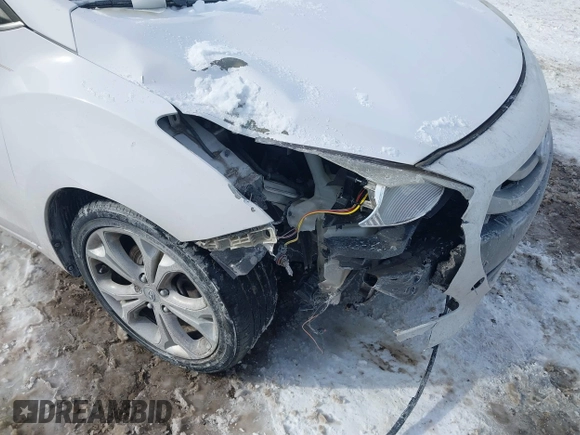 2014 Hyundai Elantra GT with VIN KMHD35LH2EU196462, listed as a IAAI auction lot 41374671 with 132,342 mi miles. Bid and sale history available at carsss.com. Image 6.