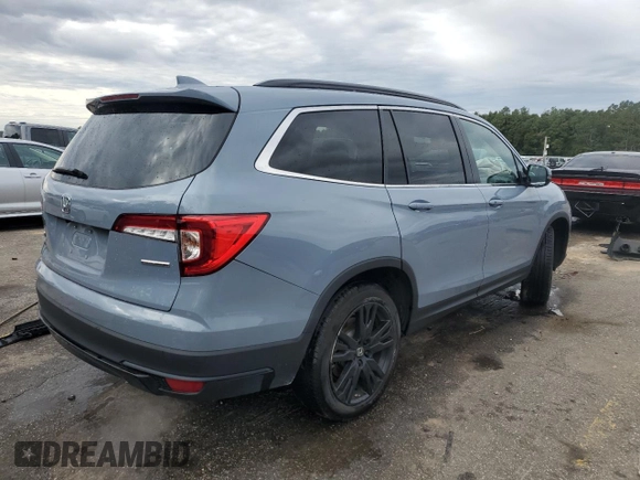 2022 Honda Pilot Special Edition with VIN 5FNYF5H2XNB035139, listed as a Copart auction lot 88895155 with 50,914 mi miles and Salvage Title. Bid and sale history available at DreamBid. Image 3.