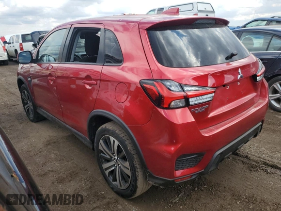 2022 Mitsubishi Outlander Sport ES with VIN JA4ARUAU2NU021784, listed as a Copart auction lot 50729365 with 27,328 mi miles and Clean Title. Bid and sale history available at carsss.com. Image 2.
