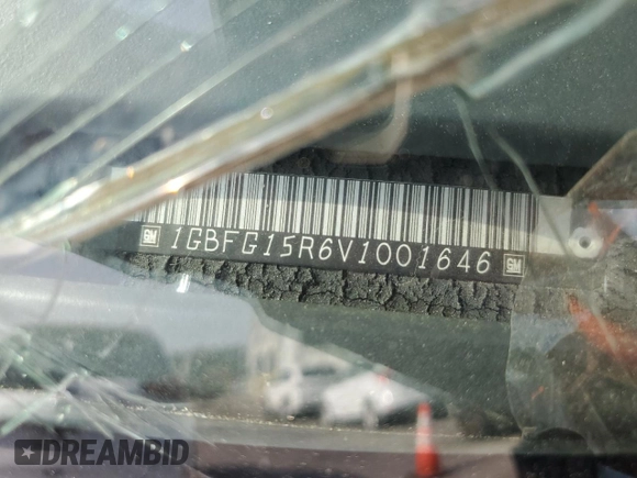 1997 Chevrolet Express Cargo z VIN 1GBFG15R6V1001646, wystawiony jako Copart lot #58242705 z przebiegiem 197 190 mil mil oraz Szkoda całkowita • Salvage title. Historia ofert i sprzedaży dostępna na DreamBid. Obrazek 13.