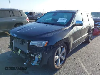 2014 Jeep Grand Cherokee Overland with VIN 1C4RJFCT5EC221015, listed as a IAAI auction lot 41959844 with 78,367 mi miles and . Bid and sale history available at DreamBid. Image 2.