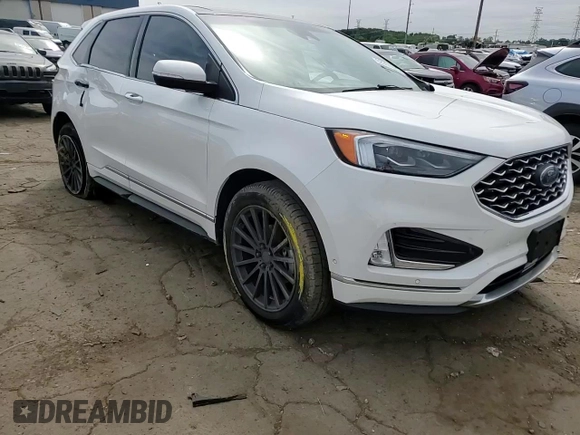 2020 Ford Edge Titanium with VIN 2FMPK3K99LBB10615, listed as a Copart auction lot 62351625 with 52,461 mi miles and Non repairable. Bid and sale history available at DreamBid. Image 13.