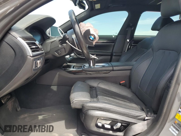 2022 BMW 7 Series 740i with VIN WBA7T2C01NCG99089, listed as a Copart auction lot 58748775 with 40,533 mi miles and Salvage title. Bid and sale history available at DreamBid. Image 7.