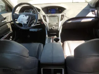 2016 Acura TLX V6 Tech with VIN 19UUB2F57GA004076, listed as a Copart auction lot 53543055 with 35,328 mi miles and Salvage Title. Bid and sale history available at carsss.com. Image 8.