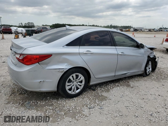 2012 Hyundai Sonata GLS with VIN 5NPEB4ACXCH452187, listed as a Copart auction lot 53274065 with 38,715 mi miles and Salvage Title. Bid and sale history available at carsss.com. Image 3.