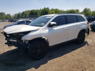 2019 Toyota Highlander SE with VIN 5TDJZRFH8KS604858, listed as a Copart auction lot 69157044 with 119,902 mi miles and Salvage title. Bid and sale history available at DreamBid. Image 1.