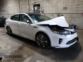 2016 Kia Optima SXL Turbo with VIN 5XXGV4L26GG052021, listed as a Copart auction lot 54018535 with 109,409 mi miles and Salvage title. Bid and sale history available at DreamBid. Image 4.