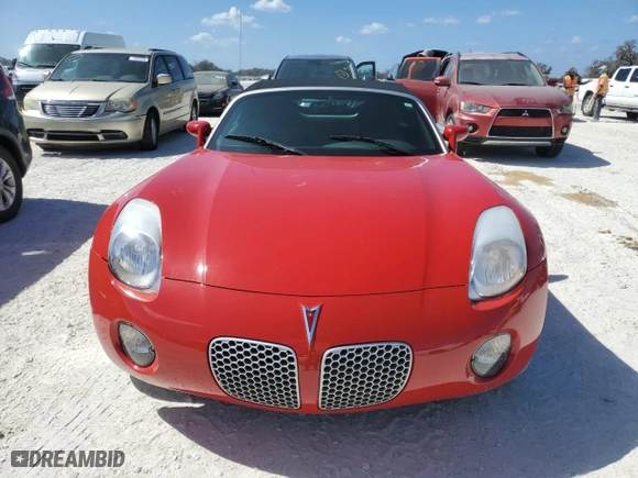 2007 Pontiac Solstice with VIN 1G2MB35B87Y112276, listed as a Copart auction lot 75092924 with 27,692 mi miles and Salvage Title. Bid and sale history available at carsss.com. Image 5.
