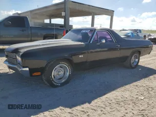 1970 Chevrolet El Camino z VIN 134800K127131, wystawiony jako Copart lot #82713014 z przebiegiem 70 874 mil mil oraz Czysty tytuł • Clean title. Historia ofert i sprzedaży dostępna na DreamBid. Obrazek 1.