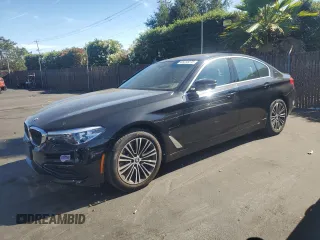 2019 BMW 5 Series 530e with VIN WBAJA9C50KB253742, listed as a Copart auction lot 65233275 with 50,729 mi miles and Salvage title. Bid and sale history available at DreamBid. Image 1.