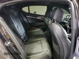 2021 Genesis G70 3.3T with VIN KMTG34LE7MU076383, listed as a Copart auction lot 71798544 with 35,450 mi miles and Salvage Title. Bid and sale history available at carsss.com. Image 10.