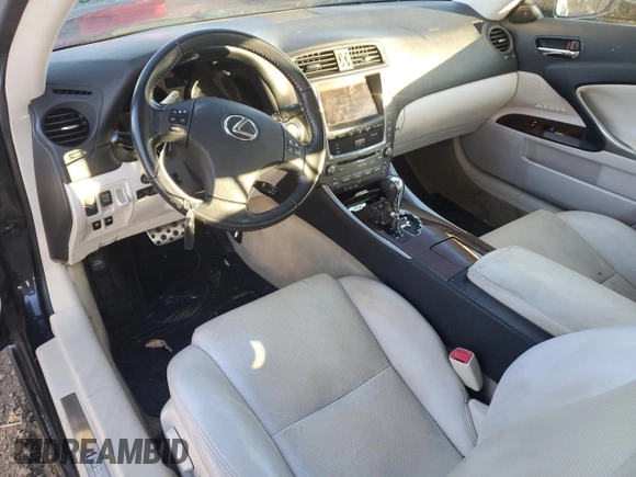 2010 Lexus IS 350 C с VIN JTHFE2C26A2501547, выставлен на аукционе Copart как лот 78897834 с пробегом 197 428 миль миль и Списание • Salvage title. История ставок и продаж доступна на DreamBid. Изображение 8.