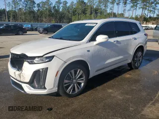 2020 Cadillac XT6 FWD Premium Luxury z VIN 1GYKPCRS5LZ184078, wystawiony jako Copart lot #46752465 z przebiegiem 75 599 mil mil oraz Szkoda całkowita • Salvage title. Historia ofert i sprzedaży dostępna na DreamBid. Obrazek 1.