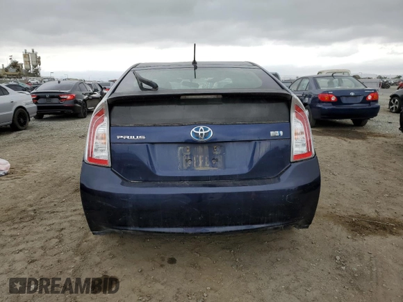 2012 Toyota Prius One with VIN JTDKN3DU1C0333210, listed as a Copart auction lot 56176955 with 227,314 mi miles and Clean Title. Bid and sale history available at DreamBid. Image 6.