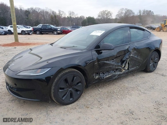 2024 Tesla Model 3 Long Range with VIN 5YJ3E1EB3RF807688, listed as a IAAI auction lot 41835681 with 18,312 mi miles. Bid and sale history available at carsss.com. Image 2.