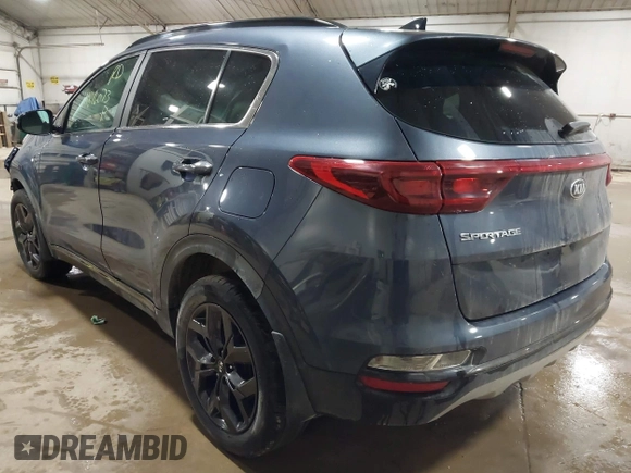 2020 Kia Sportage S with VIN KNDP6CAC1L7689940, listed as a IAAI auction lot 41816073 with 63,878 mi miles. Bid and sale history available at carsss.com. Image 3.
