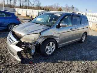 2006 Honda Odyssey TOURING with VIN 5FNRL38896B066664, listed as a Copart auction lot 46906555 with 116,007 mi miles and Salvage Title. Bid and sale history available at carsss.com. Image 1.