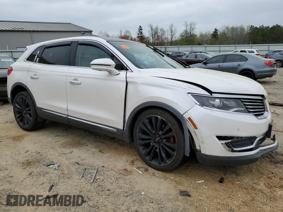 2016 Lincoln MKX Reserve with VIN 2LMTJ6LR9GBL79869, listed as a Copart auction lot 51208265 with 205,729 mi miles and Salvage Title. Bid and sale history available at DreamBid. Image 4.