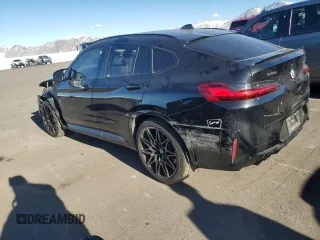 2023 BMW X4 M with VIN 5YM23EC08P9R05401, listed as a Copart auction lot 81049754 with 21,779 mi miles and Salvage Title. Bid and sale history available at carsss.com. Image 2.