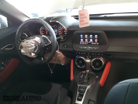 2022 Chevrolet Camaro 1LT with VIN 1G1FB3DS1N0129155, listed as a Copart auction lot 54380425 with 21,079 mi miles and Salvage Title. Bid and sale history available at DreamBid. Image 8.