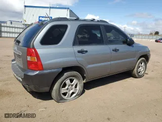 2007 Kia Sportage LX with VIN KNDJF724277378611, listed as a Copart auction lot 51516305 with 150,856 mi miles and Salvage Title. Bid and sale history available at carsss.com. Image 3.