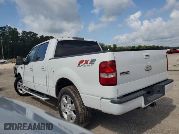 2007 Ford F-150 XLT with VIN 1FTPW12V27KD37683, listed as a Copart auction lot 61747115 with 189,674 mi miles and Salvage title. Bid and sale history available at DreamBid. Image 2.