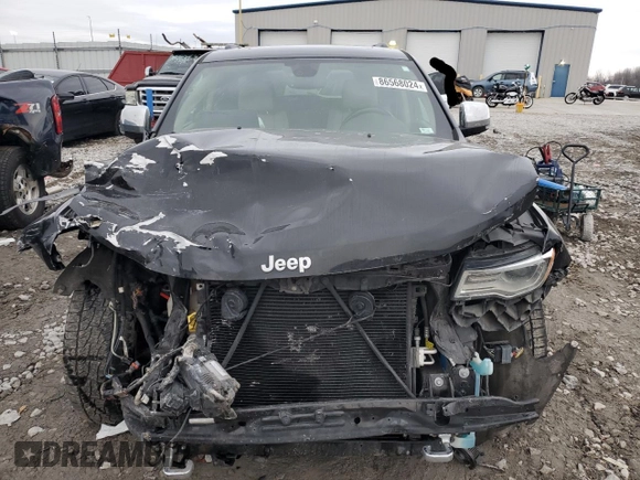 2018 Jeep Grand Cherokee Overland z VIN 1C4RJFCT7JC435403, wystawiony jako Copart lot #86568024 z przebiegiem 105 681 mil mil oraz Szkoda całkowita • Salvage title. Historia ofert i sprzedaży dostępna na DreamBid. Obrazek 5.