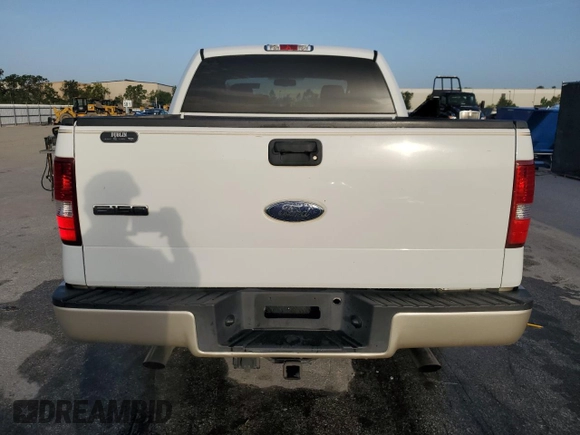 2007 Ford F-150 XLT with VIN 1FTPW12V37KA95048, listed as a Copart auction lot 59887575 with 182,669 mi miles and Salvage title. Bid and sale history available at DreamBid. Image 6.