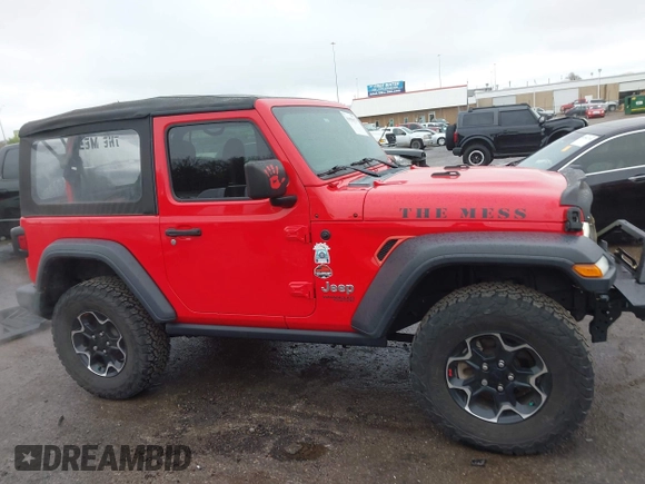 2020 Jeep Wrangler Sport S z VIN 1C4GJXAG8LW266464, wystawiony jako IAAI lot #41958375 z przebiegiem 57 139 mil mil oraz . Historia ofert i sprzedaży dostępna na DreamBid. Obrazek 14.