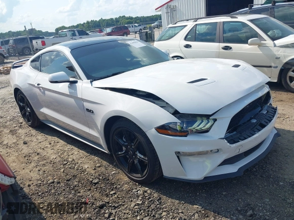 2020 Ford Mustang GT z VIN 1FA6P8CF5L5168721, wystawiony jako IAAI lot #42488098 z przebiegiem 53 983 mil mil oraz . Historia ofert i sprzedaży dostępna na DreamBid. Obrazek 1.
