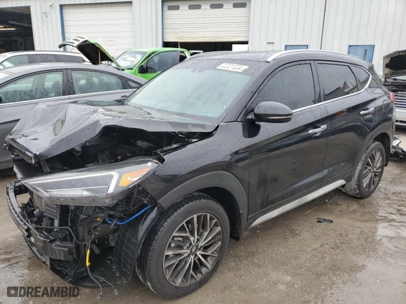 2020 Hyundai Tucson Sport with VIN KM8J33AL2LU204510, listed as a Copart auction lot 85321534 with 73,780 mi miles and Salvage Title. Bid and sale history available at carsss.com. Image 1.