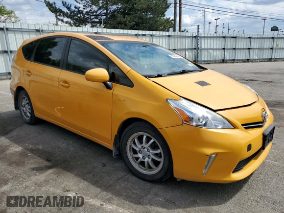 2013 Toyota Prius Two with VIN JTDZN3EU7D3257151, listed as a Copart auction lot 56364445 with 380,553 mi miles and Clean Title. Bid and sale history available at DreamBid. Image 4.