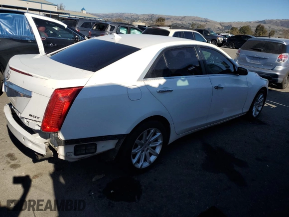 2014 Cadillac CTS Sedan RWD with VIN 1G6AP5SX0E0135819, listed as a Copart auction lot 42782185 with 187,456 mi miles and Salvage Title. Bid and sale history available at carsss.com. Image 3.