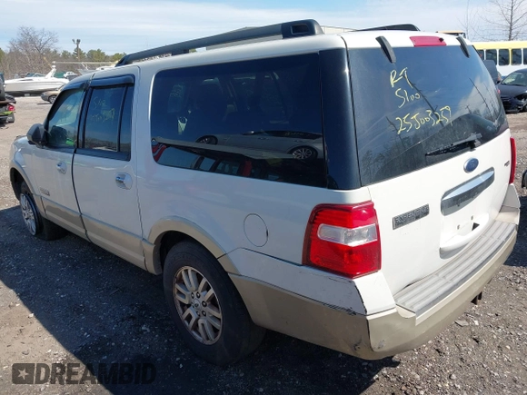 2008 Ford Expedition Max Eddie Bauer with VIN 1FMFK18538LA45515, listed as a IAAI auction lot 41916113 with Not Provided miles and . Bid and sale history available at DreamBid. Image 3.