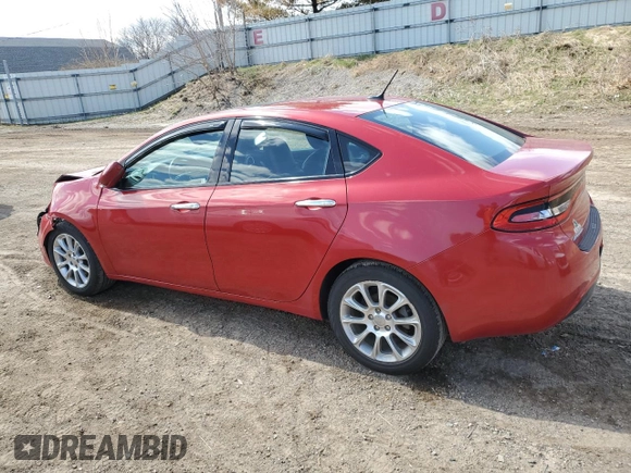 2013 Dodge Dart Limited with VIN 1C3CDFCA5DD293163, listed as a Copart auction lot 51969175 with 116,810 mi miles and Clean Title. Bid and sale history available at DreamBid. Image 2.