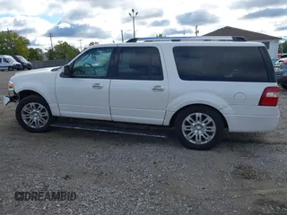 2011 Ford Expedition EL Limited with VIN 1FMJK2A59BEF05119, listed as a IAAI auction lot 40565102 with 216,751 mi miles. Bid and sale history available at carsss.com. Image 14.