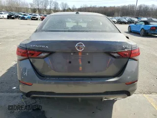 2021 Nissan Sentra SV with VIN 3N1AB8CVXMY258190, listed as a Copart auction lot 50016025 with 40,619 mi miles and Salvage Title. Bid and sale history available at DreamBid. Image 6.