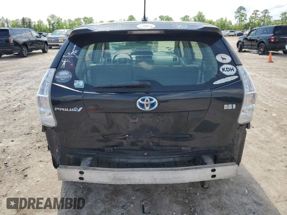 2014 Toyota Prius Two with VIN JTDZN3EU1E3328989, listed as a Copart auction lot 53816595 with 171,025 mi miles and Salvage Title. Bid and sale history available at DreamBid. Image 6.