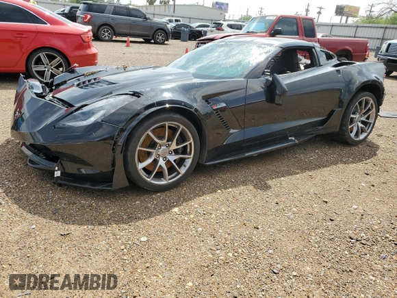 2019 Chevrolet Corvette Z06 2LZ z VIN 1G1YS2D65K5603161, wystawiony jako Copart lot #50962845 z przebiegiem 4 648 mil mil oraz Szkoda całkowita • Salvage title. Historia ofert i sprzedaży dostępna na DreamBid. Obrazek 1.