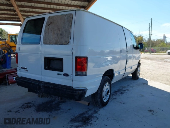 2014 Ford Econoline Cargo Commercial with VIN 1FTNE1EW1EDA66485, listed as a IAAI auction lot 41654271 with 304,974 mi miles and . Bid and sale history available at DreamBid. Image 4.