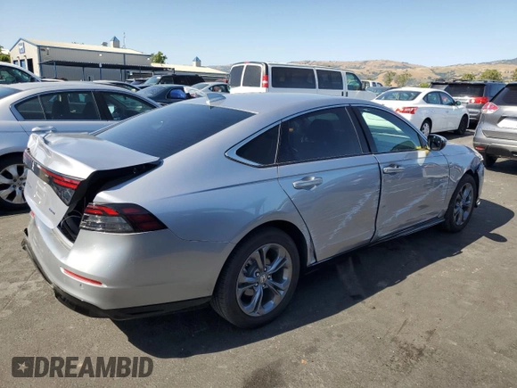 2023 Honda Accord EX-L with VIN 1HGCY2F65PA060147, listed as a Copart auction lot 57876835 with 10,995 mi miles and Salvage title. Bid and sale history available at DreamBid. Image 3.