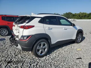 2023 Hyundai Kona SEL with VIN KM8K62AB9PU018823, listed as a Copart auction lot 54870305 with 24,585 mi miles and Clean Title. Bid and sale history available at DreamBid. Image 3.
