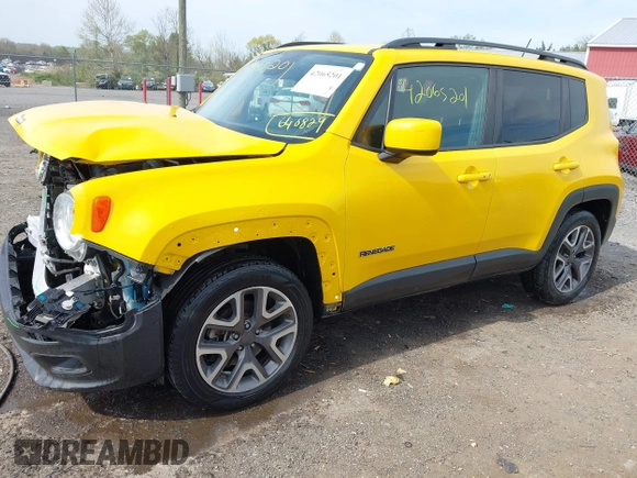 2017 Jeep Renegade Latitude z VIN ZACCJBBB7HPG40829, wystawiony jako IAAI lot #42065201 z przebiegiem 92 754 mil mil oraz . Historia ofert i sprzedaży dostępna na DreamBid. Obrazek 18.