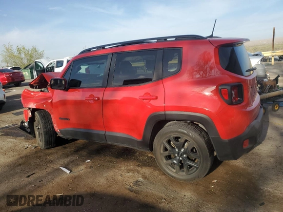 2018 Jeep Renegade Altitude with VIN ZACCJABBXJPH24174, listed as a Copart auction lot 50736845 with 87,712 mi miles and Salvage Title. Bid and sale history available at DreamBid. Image 2.