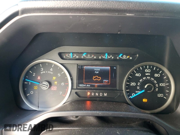 2017 Ford F-150 XL with VIN 1FTEW1CG2HFA51642, listed as a Copart auction lot 43499915 with 132,241 mi miles and Salvage title. Bid and sale history available at DreamBid. Image 9.