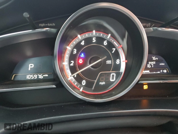 2015 Mazda 3 S Grand Touring with VIN JM1BM1W36F1243898, listed as a Copart auction lot 55936285 with 105,976 mi miles and Clean Title. Bid and sale history available at DreamBid. Image 9.