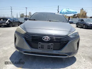 2019 Hyundai Ioniq Blue with VIN KMHC65LC7KU131433, listed as a Copart auction lot 57298275 with 86,779 mi miles and Salvage title. Bid and sale history available at DreamBid. Image 5.
