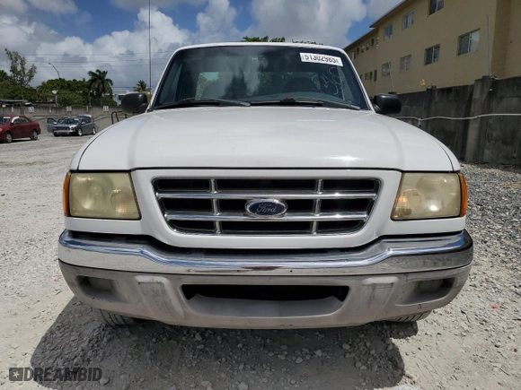 2002 Ford Ranger XL with VIN 1FTYR10D62PA24881, listed as a Copart auction lot 51302985 with 242,740 mi miles and Salvage Title. Bid and sale history available at carsss.com. Image 5.